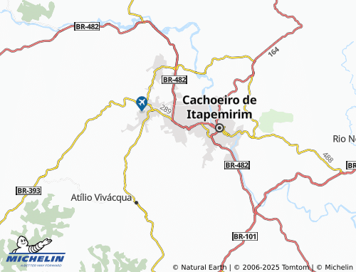 MICHELIN Jardim Itapemirim map - ViaMichelin