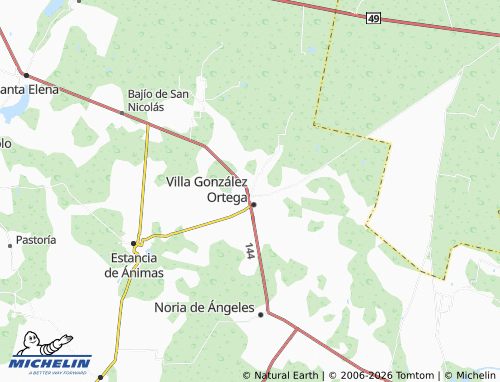 Mapa MICHELIN El Calvario - ViaMichelin