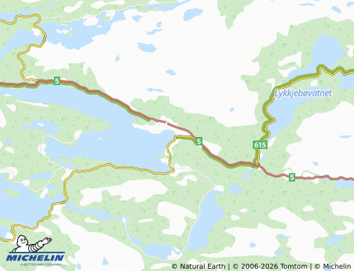 Mapa MICHELIN Eikefjord - ViaMichelin