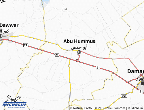 Mapa MICHELIN al-Jurn - ViaMichelin