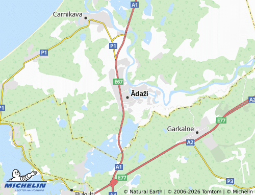 Mapa MICHELIN Ādaži - ViaMichelin