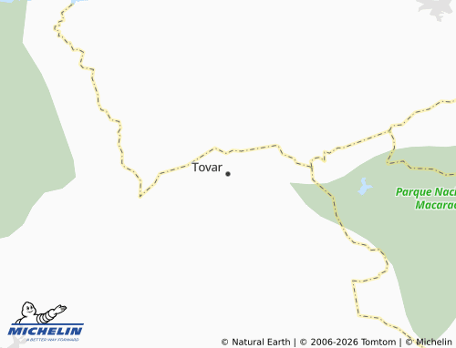 Mappa MICHELIN Tovar - ViaMichelin
