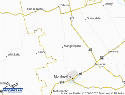 Mapa MICHELIN Mangateparu - ViaMichelin