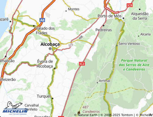 MICHELIN Prazeres map - ViaMichelin