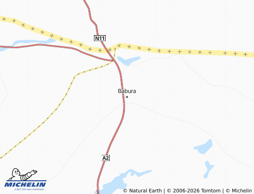 MICHELIN Babura map - ViaMichelin