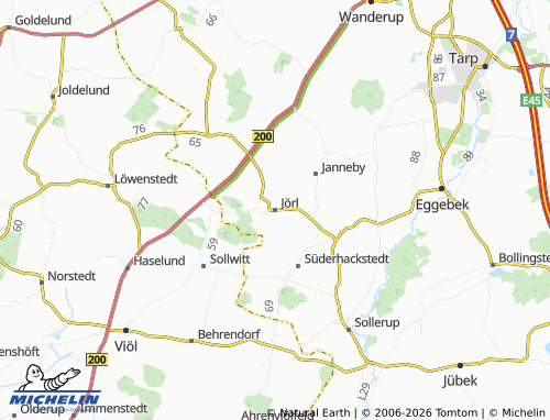 MICHELIN Jörl map - ViaMichelin