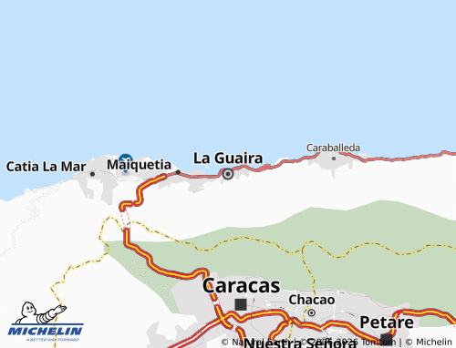 MICHELIN La Guaira map - ViaMichelin