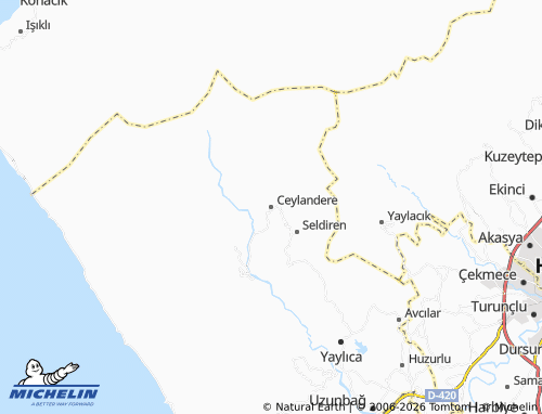Mappa MICHELIN Ceylandere - ViaMichelin