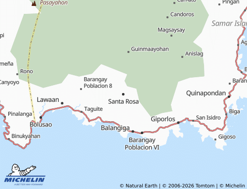 MICHELIN Santa Rosa map - ViaMichelin