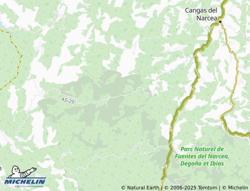 Carte MICHELIN Vega de Horreo - ViaMichelin