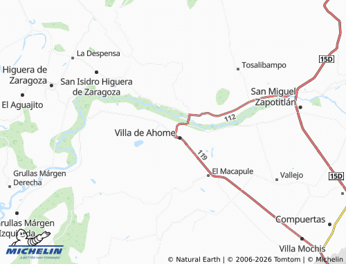 Mappa MICHELIN Benito Juárez Ahome - ViaMichelin