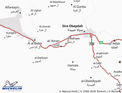 MICHELIN-Landkarte al-'Asran - ViaMichelin