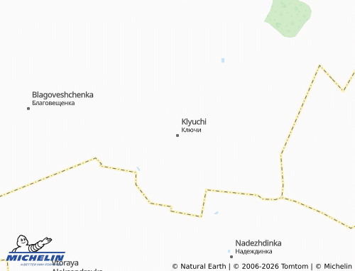 MICHELIN-Landkarte Klyuchi - ViaMichelin
