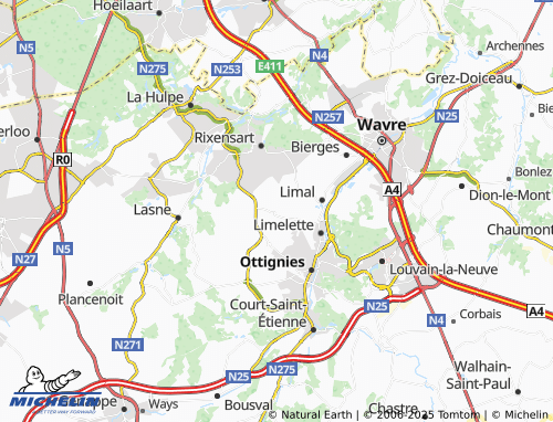 MICHELIN Rofessart map - ViaMichelin