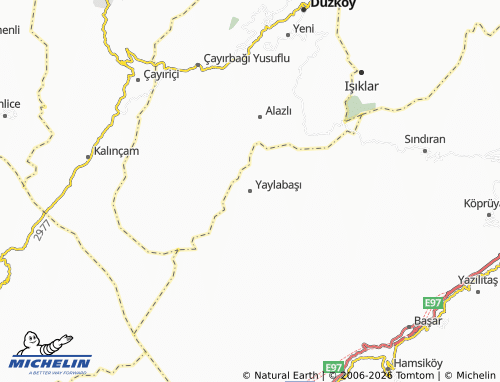 MICHELIN Yaylabaşı map - ViaMichelin