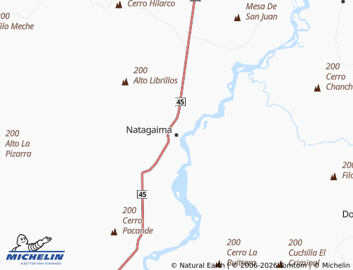 MICHELIN Natagaima map - ViaMichelin