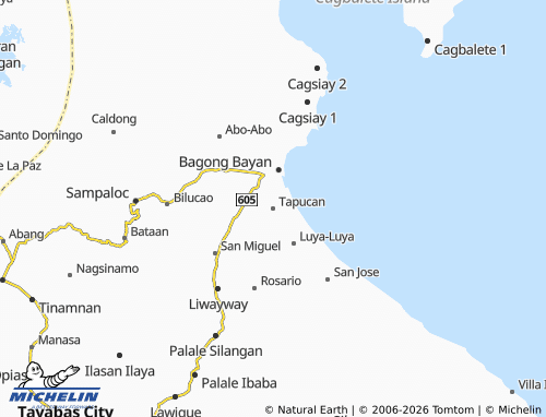 MICHELIN Tapucan map - ViaMichelin