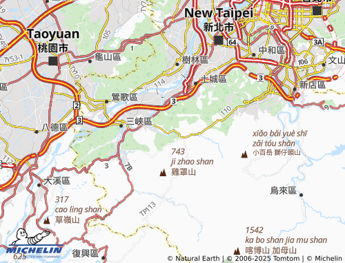 MICHELIN Chengfu map - ViaMichelin