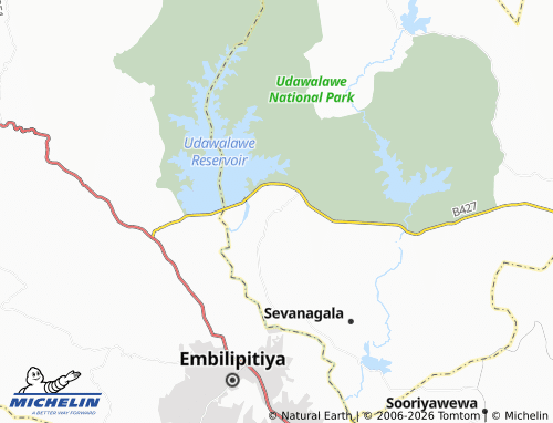 Mappa MICHELIN Katupilagama - ViaMichelin