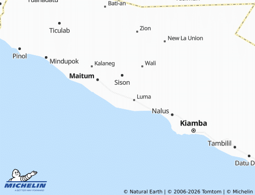 MICHELIN Kiambing map - ViaMichelin