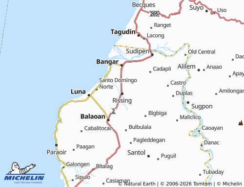 MICHELIN Rissing map - ViaMichelin
