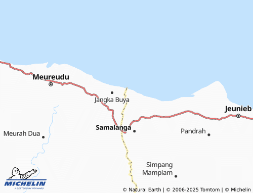 MICHELIN Meunasah Puuk map - ViaMichelin
