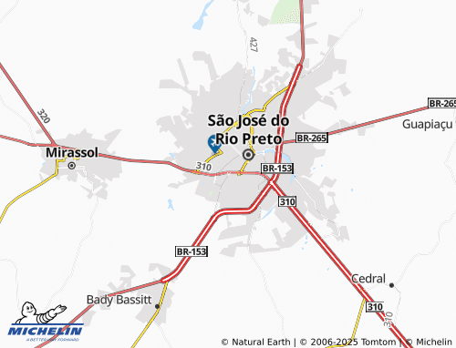 MICHELIN Vila São Pedro map - ViaMichelin