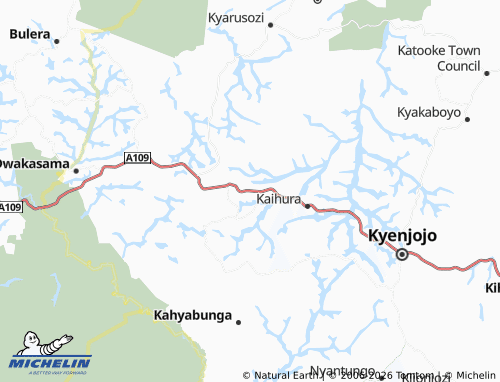 MICHELIN Mukunyu map - ViaMichelin