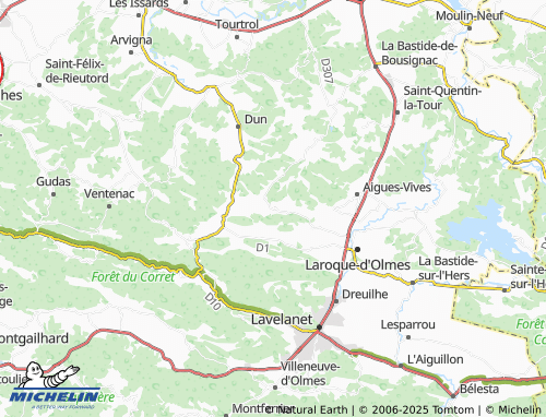 MICHELIN-Landkarte Pradettes - ViaMichelin