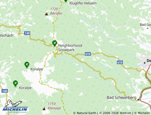 MICHELIN-Landkarte Glashütten - ViaMichelin