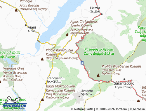 Carte MICHELIN Trigoniko - ViaMichelin