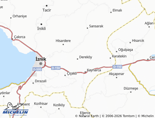 MICHELIN-Landkarte Dereköy - ViaMichelin