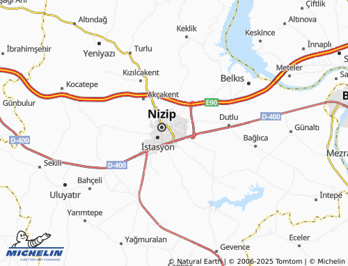 Mappa MICHELIN Atatürk - ViaMichelin