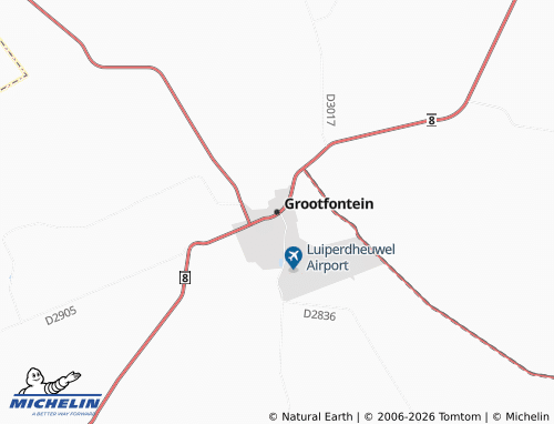 MICHELIN Grootfontein map - ViaMichelin