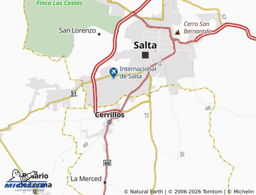 Mappa MICHELIN Villa Los Álamos - ViaMichelin