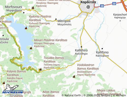 MICHELIN Ampeliko map - ViaMichelin