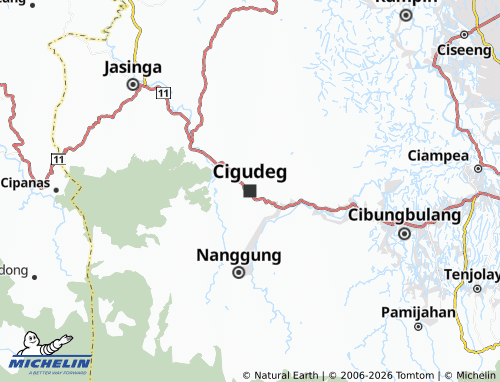 MICHELIN Cigudeg map - ViaMichelin