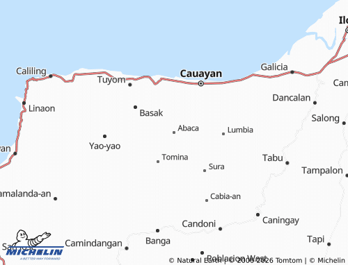 MICHELIN Abaca map - ViaMichelin