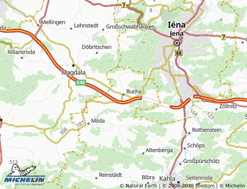 Mapa MICHELIN Bucha - ViaMichelin