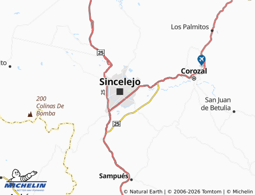 Carte MICHELIN Verbel II - ViaMichelin