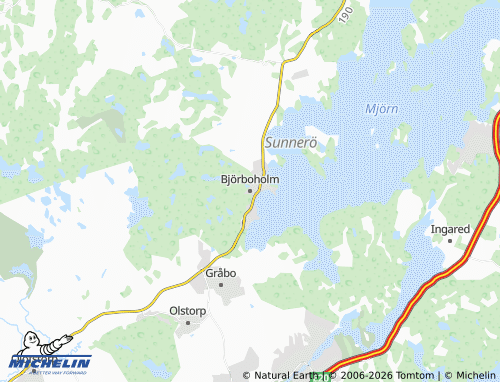 Carte MICHELIN Björboholm - ViaMichelin