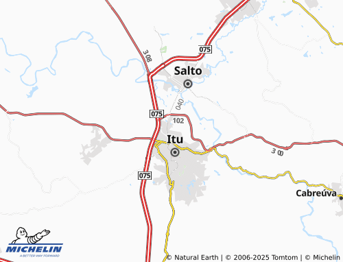 MICHELIN Mangueiras de Itu map - ViaMichelin