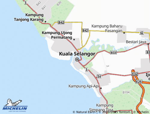 MICHELIN Kampung Tanjung Keramat map - ViaMichelin
