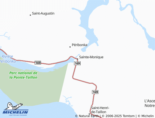 MICHELIN Sainte-Monique map - ViaMichelin