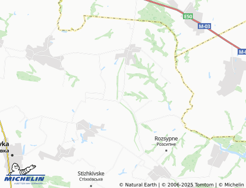 MICHELIN-Landkarte Vidrodzhennia - ViaMichelin