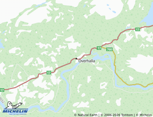 MICHELIN-Landkarte Overhalla - ViaMichelin