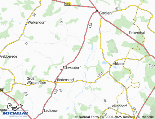 MICHELIN Remlin map - ViaMichelin