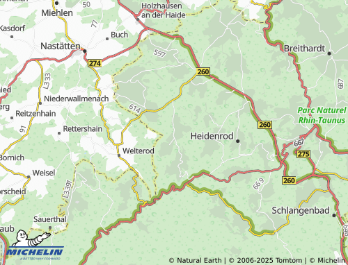 Mapa MICHELIN Nauroth - ViaMichelin