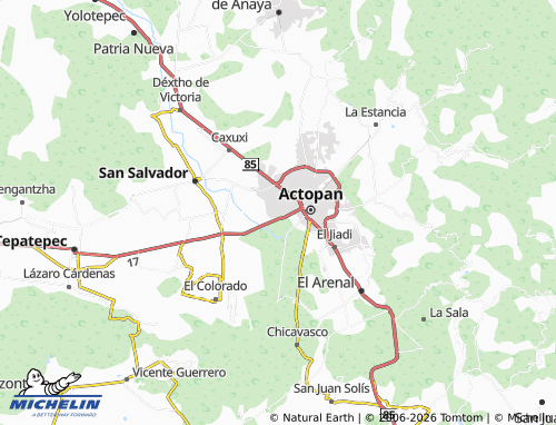 Kaart MICHELIN Pozo Grande - ViaMichelin