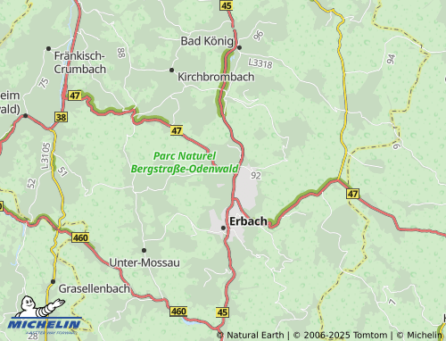 MICHELIN Steinbach map - ViaMichelin